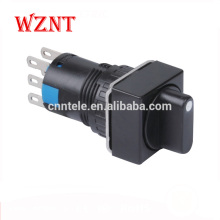 square type 90 degree 2 position 12 volt push button switch